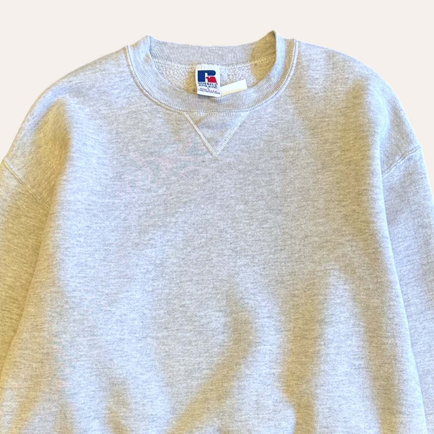 Vintage Russell Sweater Grey Size L