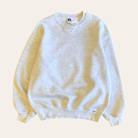 Vintage Russell Sweater Grey Size L