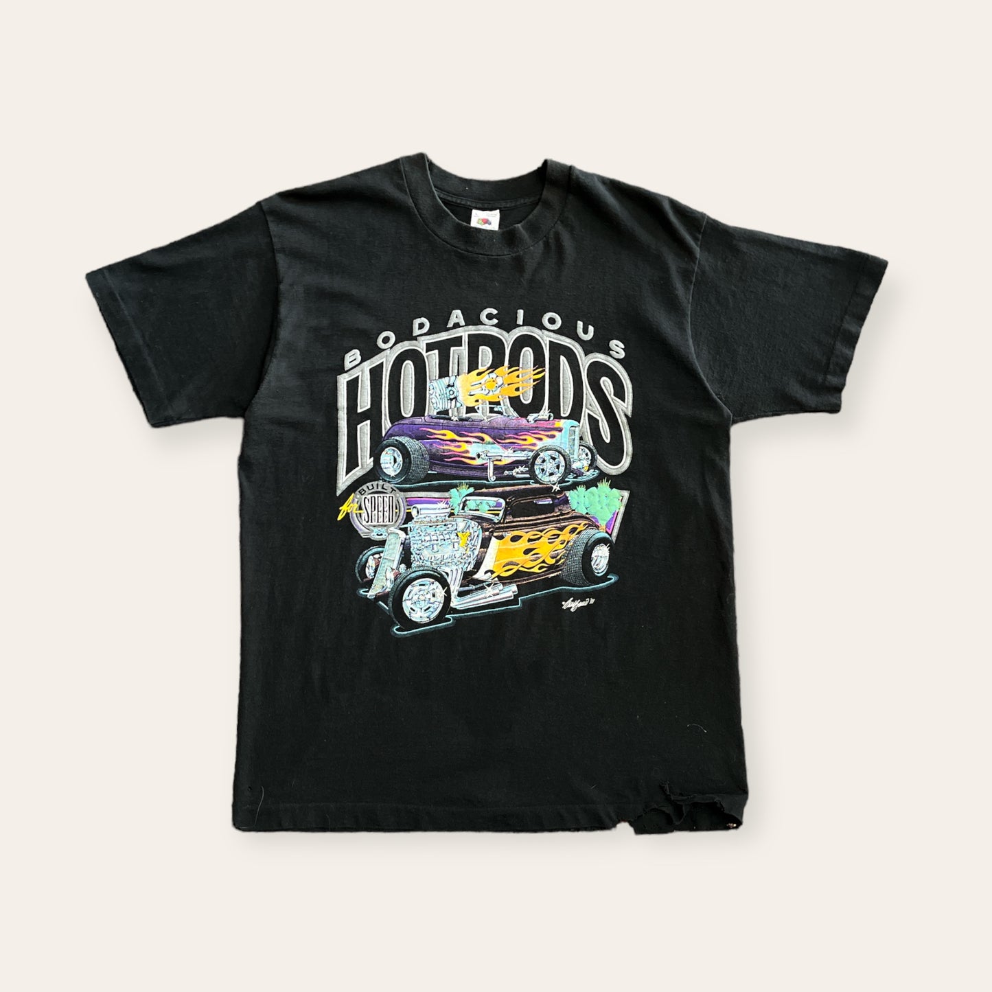 1993 Bodacious Hotrods Tee Size L