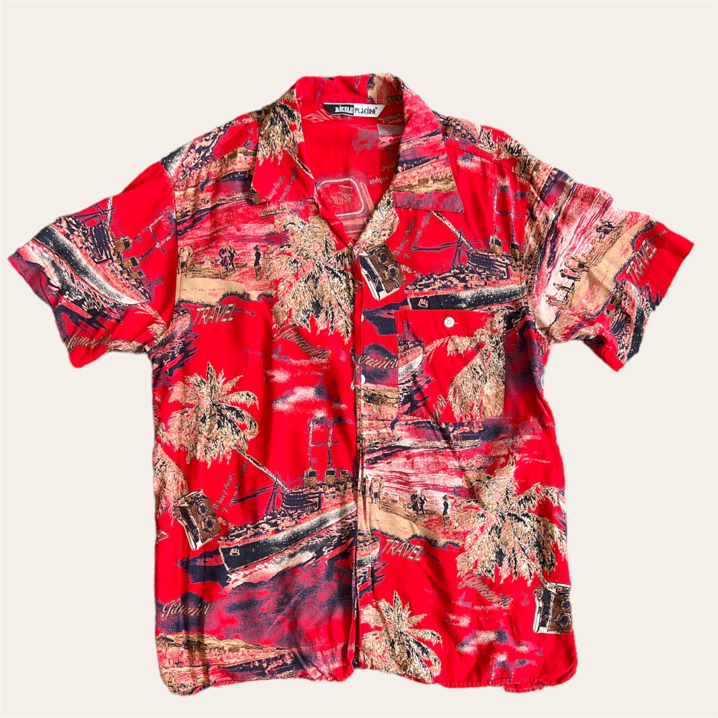 Mikele Hawaiian Shirt Size L