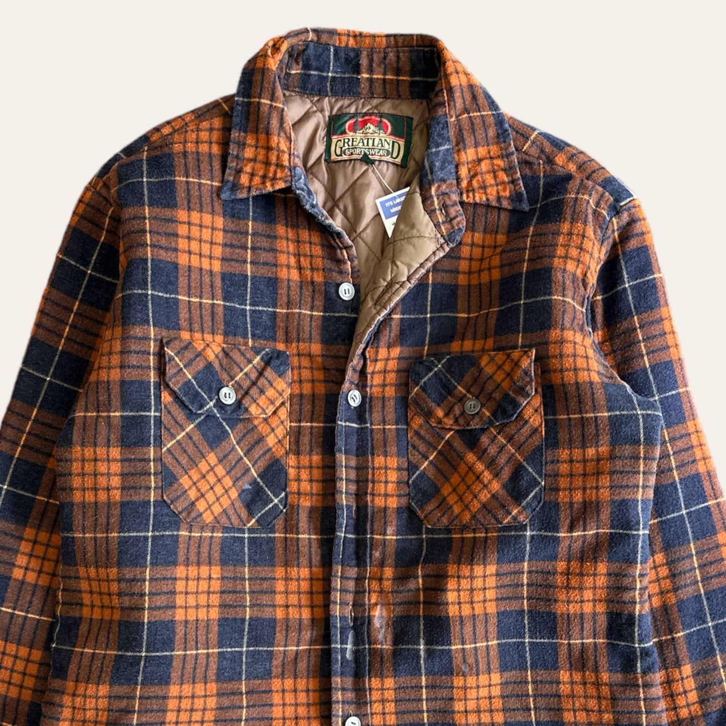 Greatland Sportswear Insulated Flannel Size L