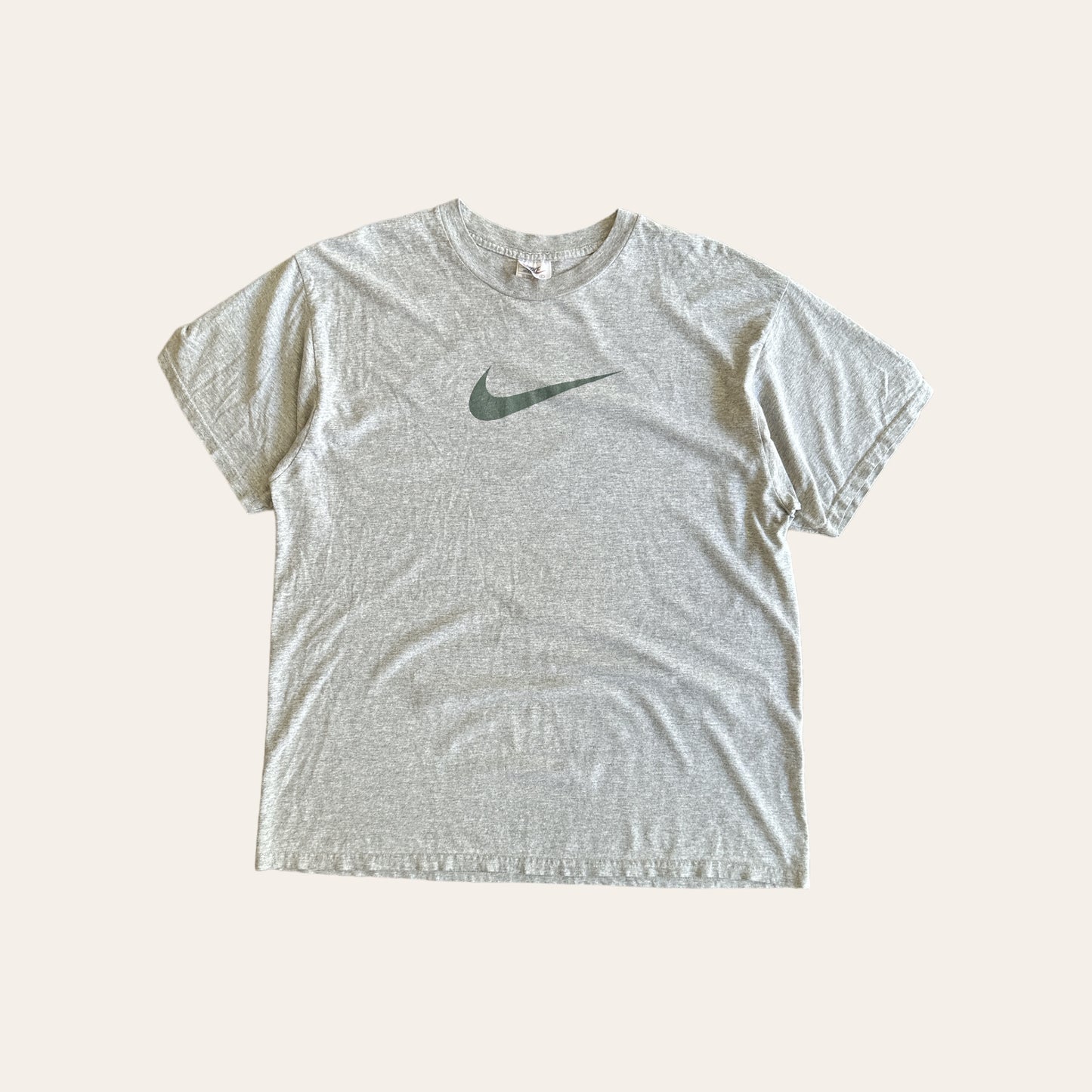 90s Nike Swoosh Tee Grey Size L