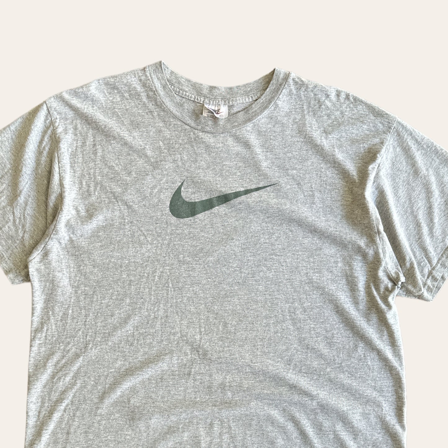 90s Nike Swoosh Tee Grey Size L