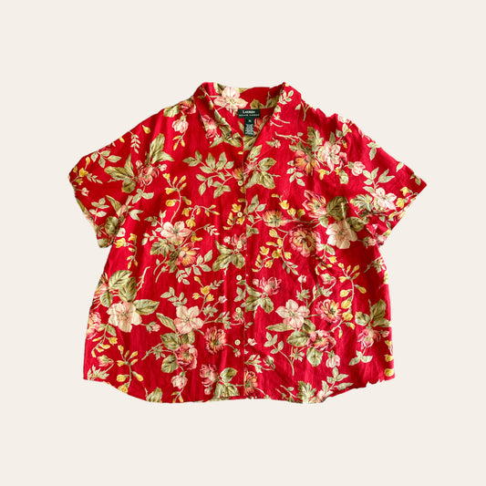 Lauren Hawaiian Button Up