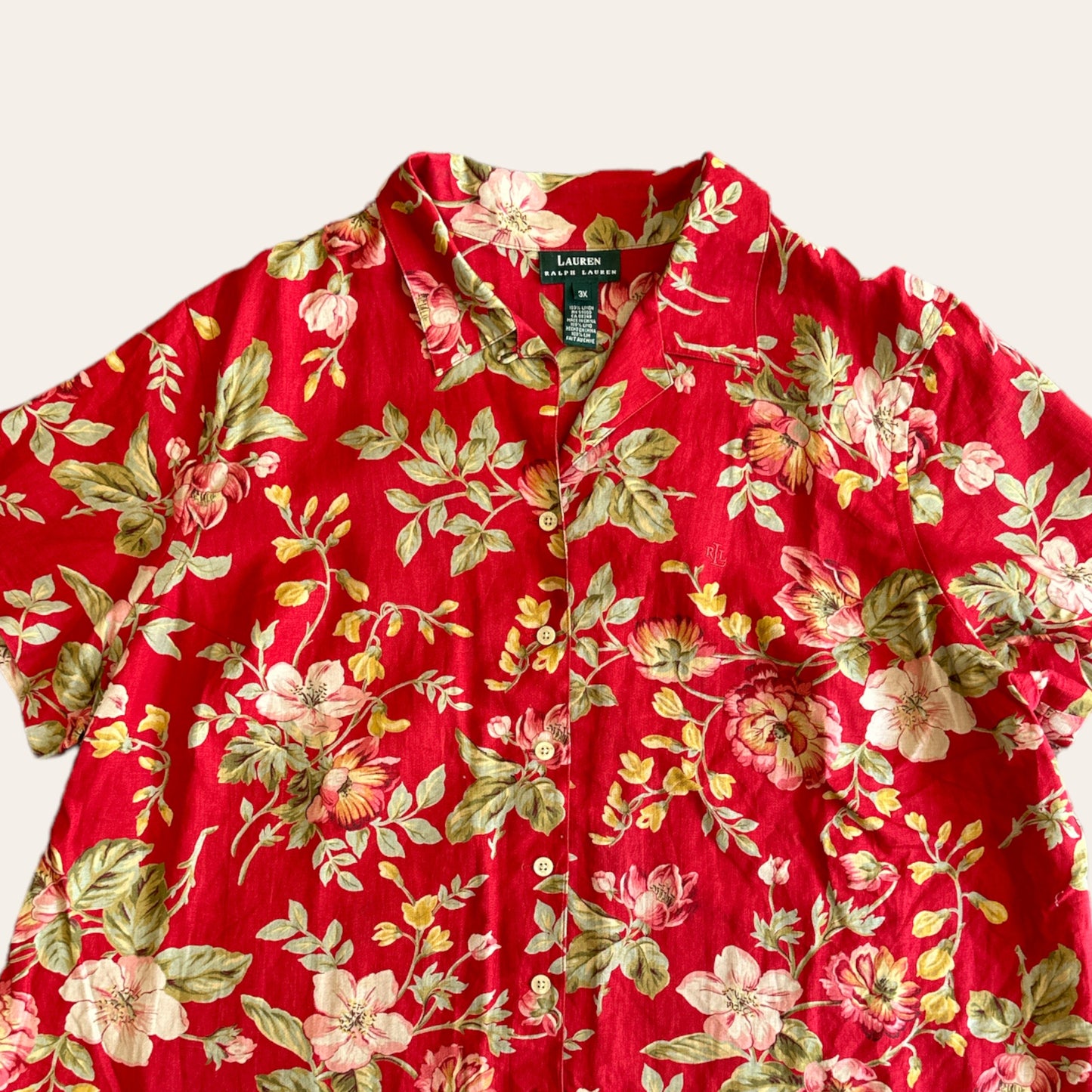 Lauren Hawaiian Button Up