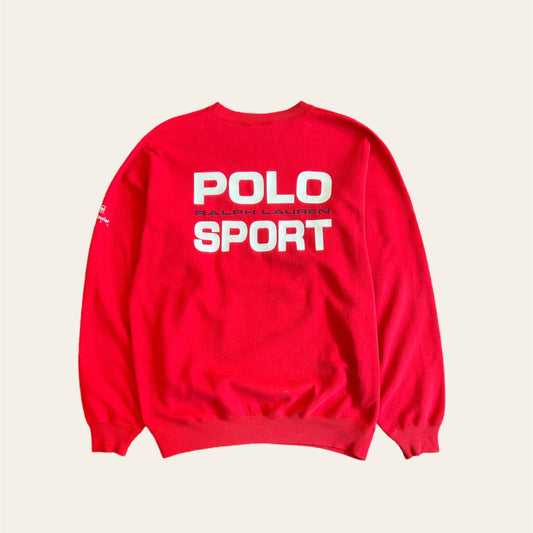 Vintage Polo Sport Tennis Sweater Size L