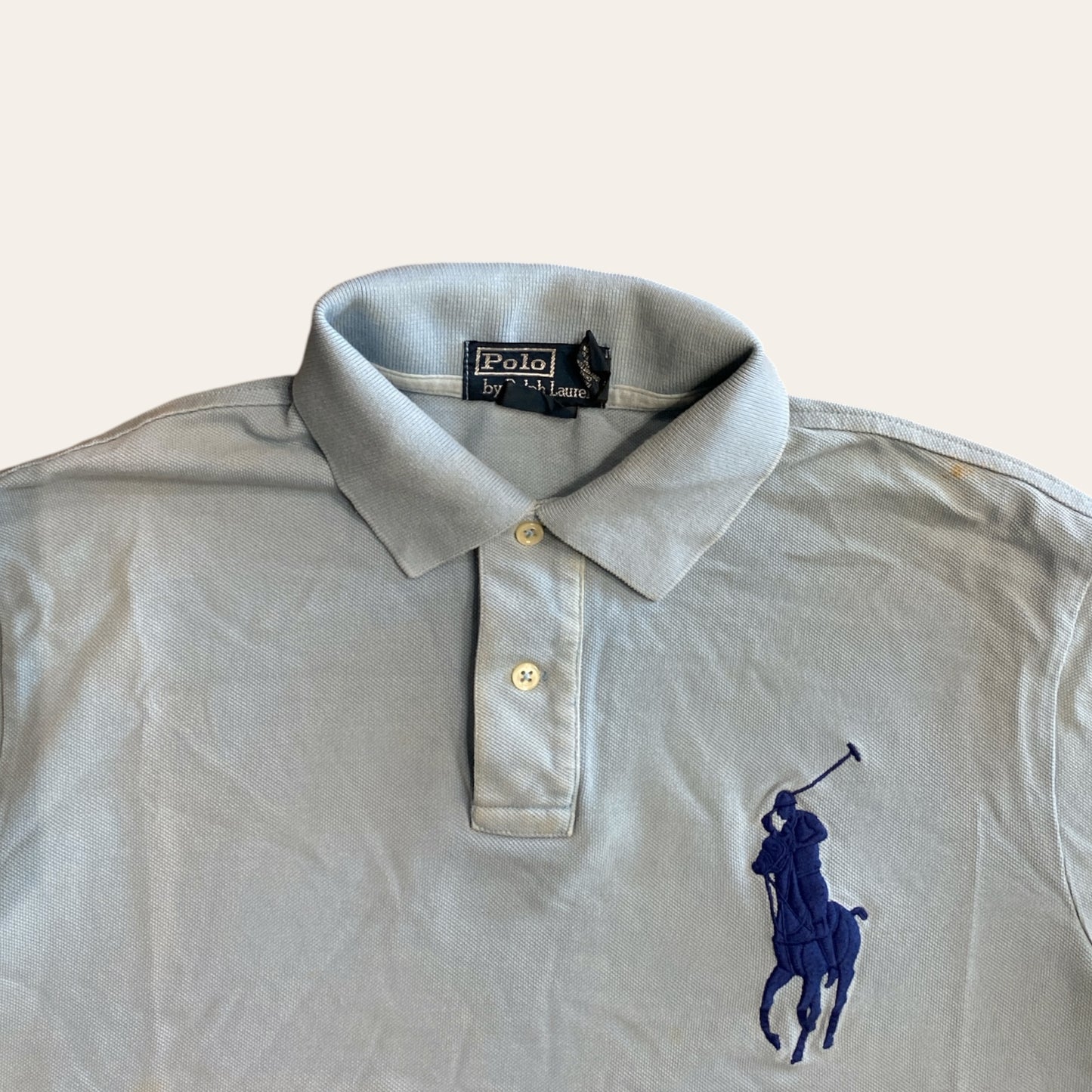 Polo Big Horse Shirt Light Blue Size L