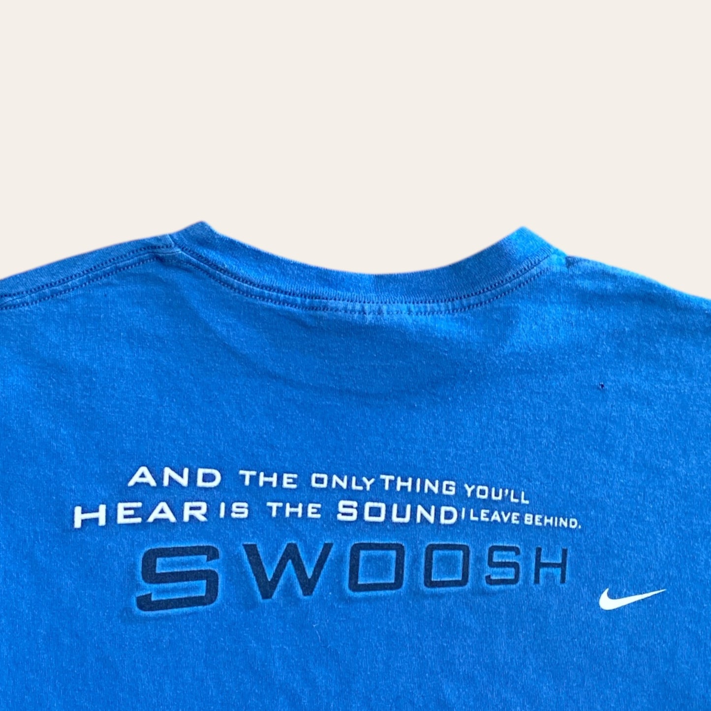 90's Nike 'Sound in Motion' Tee Blue Size L