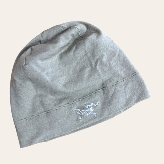 Arcteryx Rho Lightweight Wool Skully Light Brown Size XL