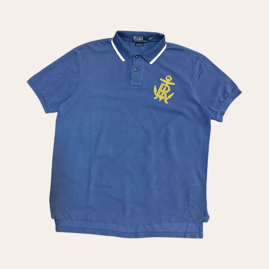 Polo Sailing Anchor Shirt Blue Size L