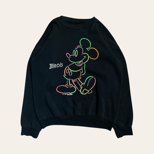 90s Mickey Mouse Illinois Sweater