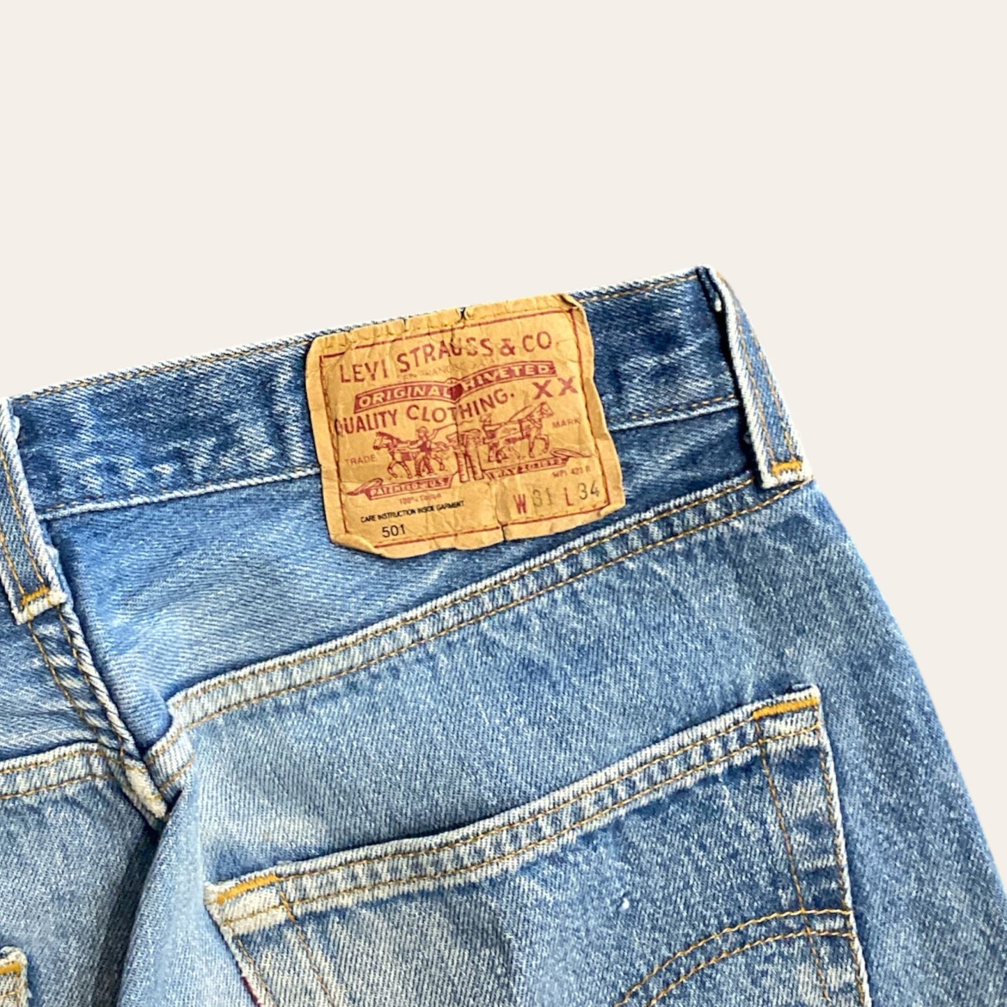 Vintage Levi's 501 Denim Jeans Size 31