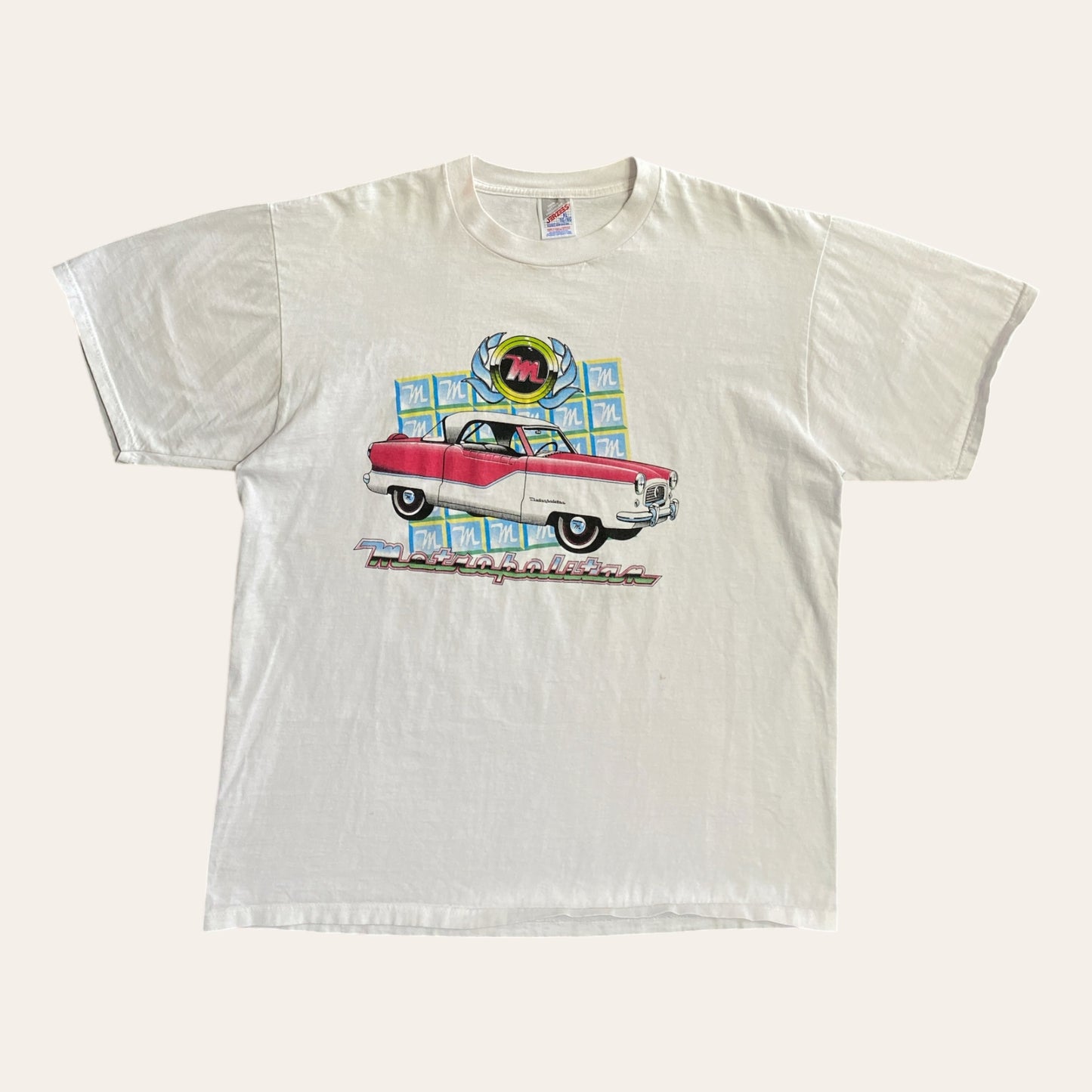 Vintage Metropolitan Car Tee Size XL