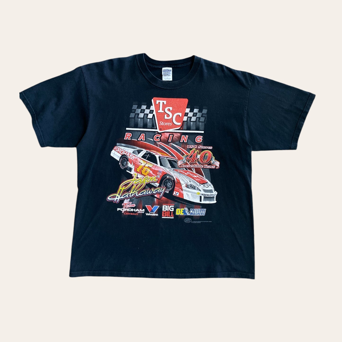 Vintage Jason Hathaway Racing Tee Size XL