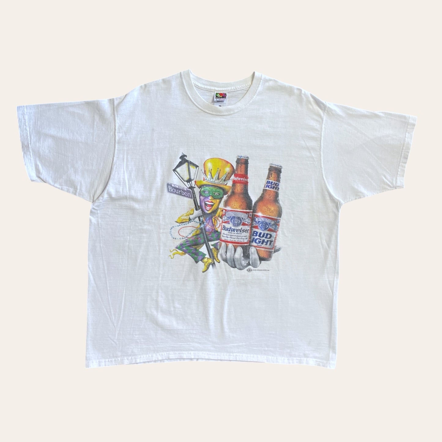 99' Budweiser Beer Jester Tee Size XL