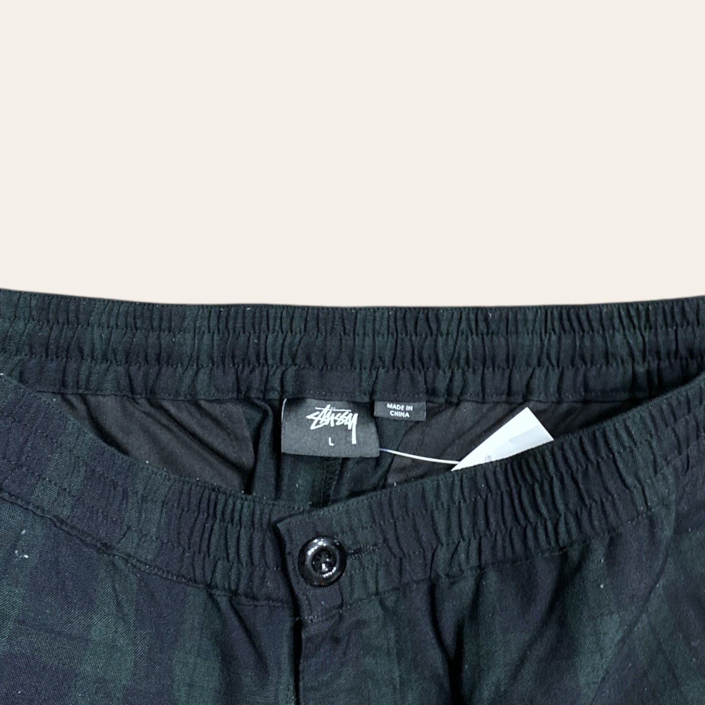 Stussy Plaid Pant Navy/Green Size L