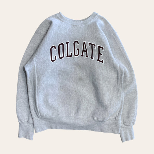 90's Colgate Sweatshirt Grey Size L