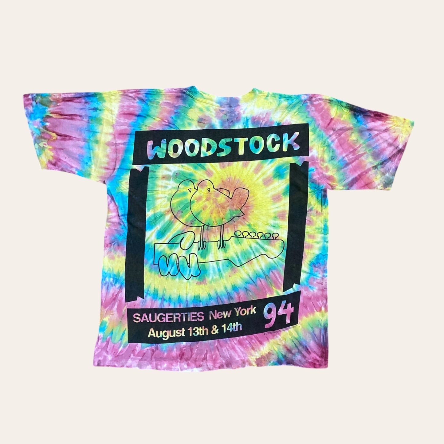 94' Woodstock Tie Dye Tee Size XL