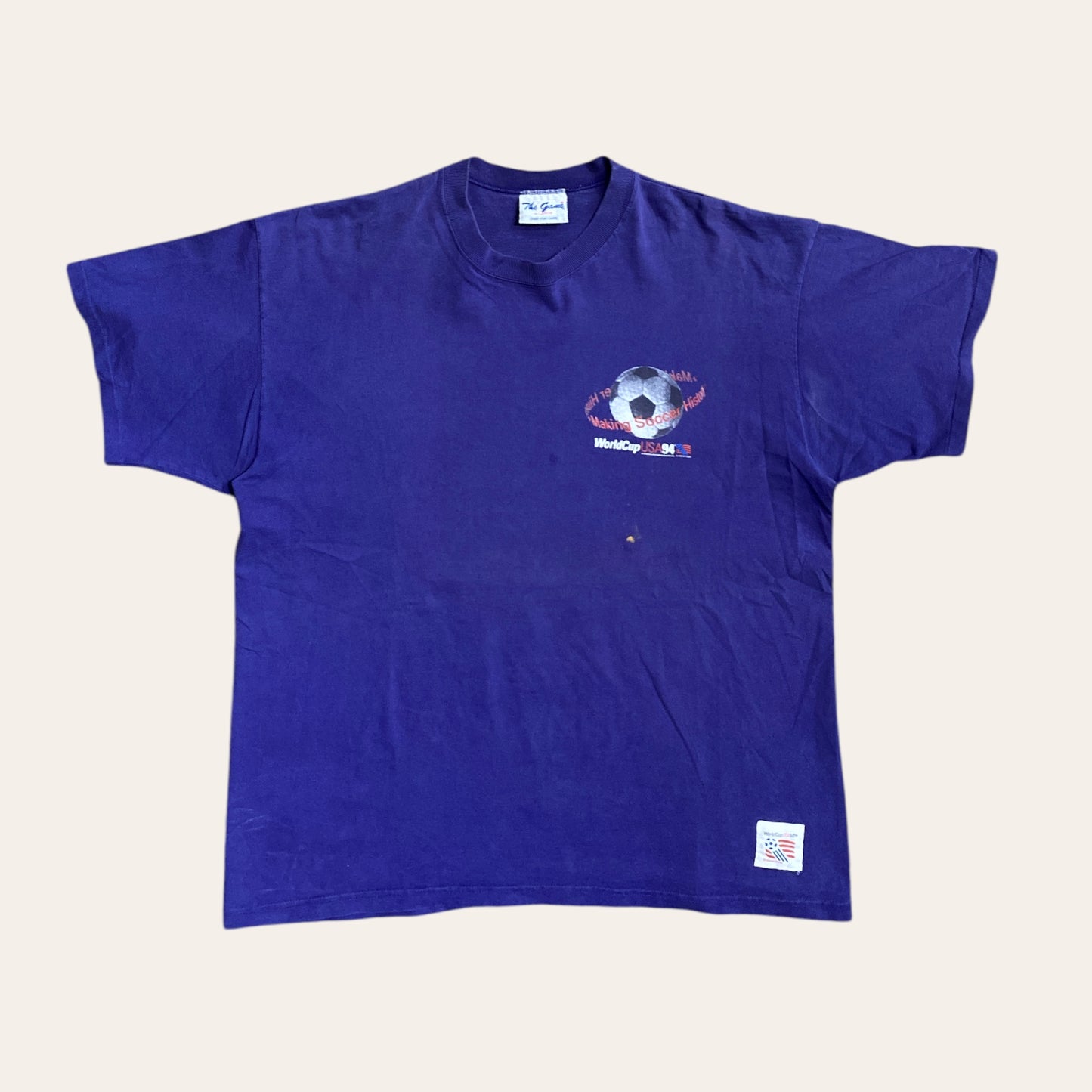 94' USA World Cup Tee Purple Size XL