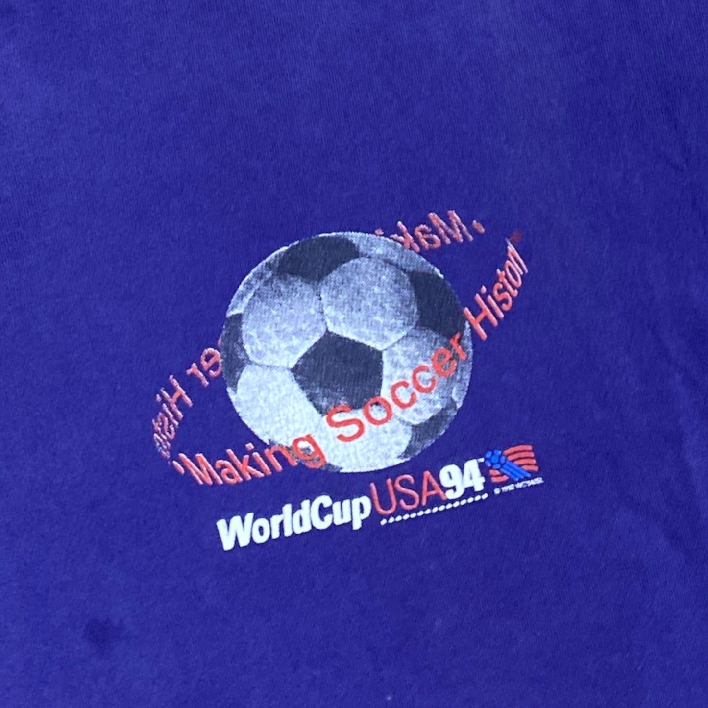 94' USA World Cup Tee Purple Size XL