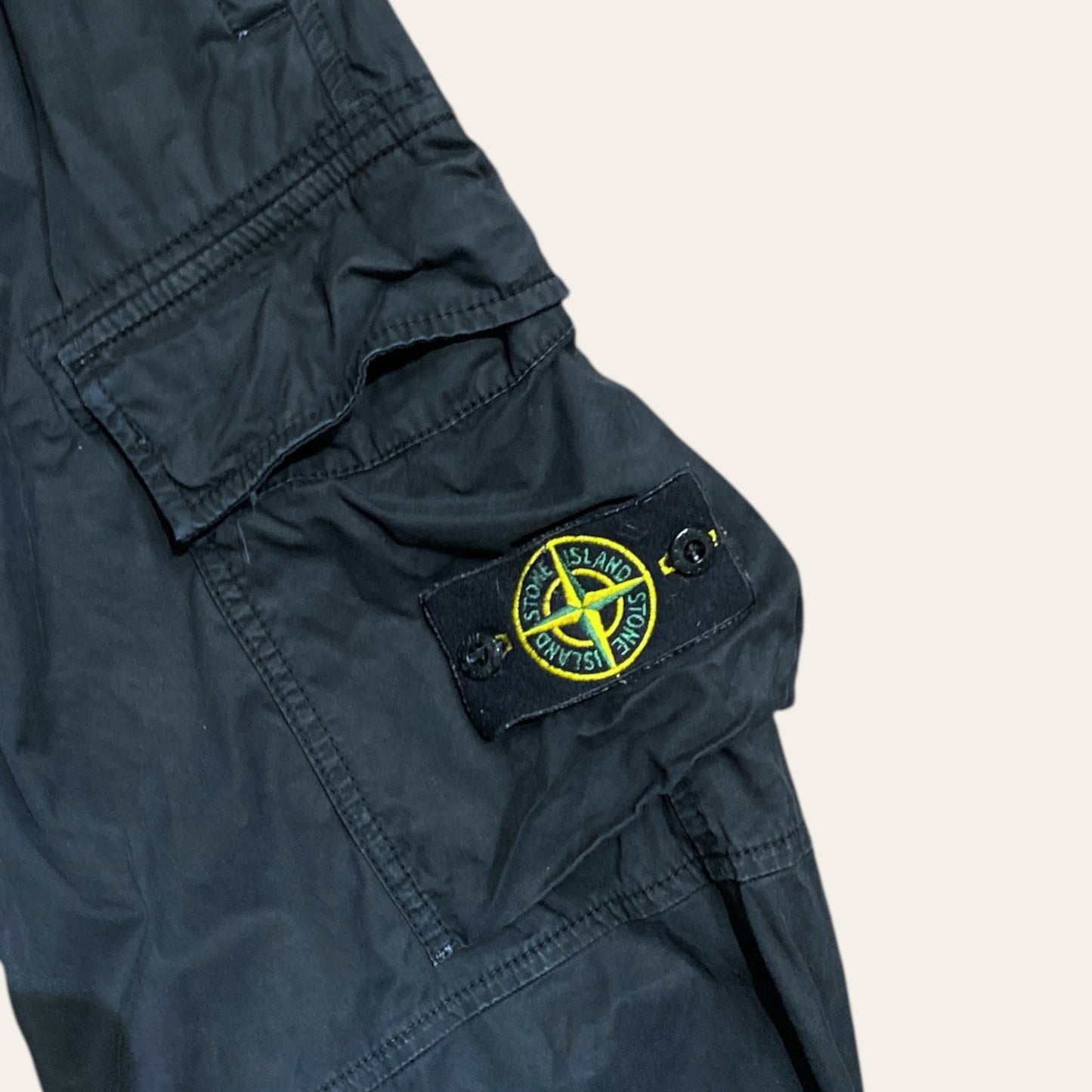 Stone Island Cargo Zip Pants Black Size 31