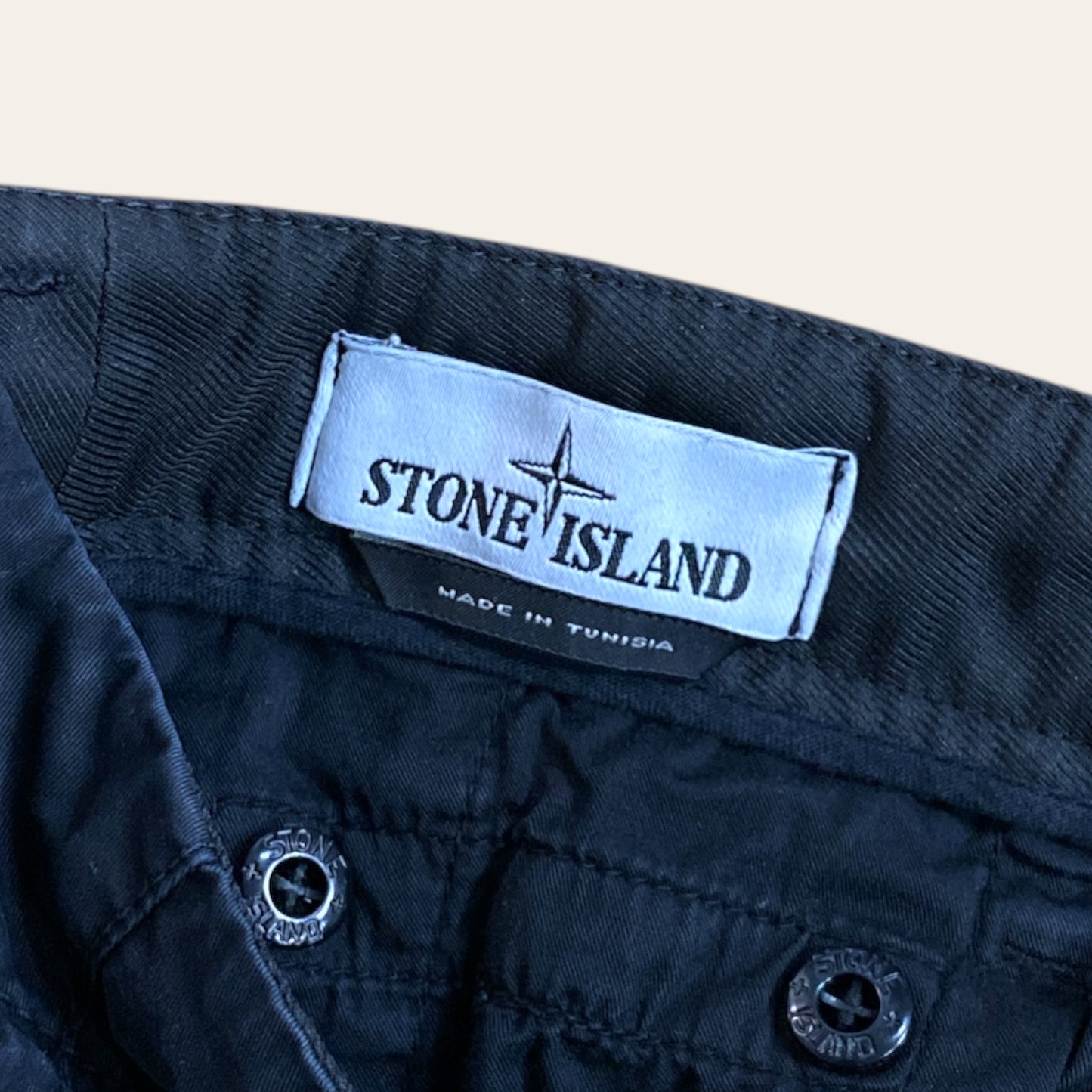 Stone Island Cargo Zip Pants Black Size 31