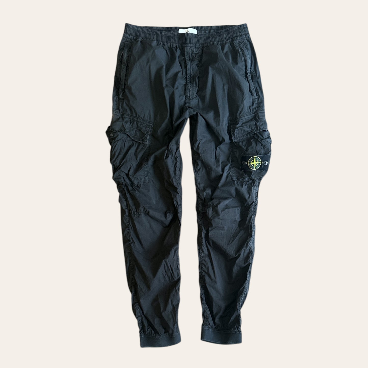 Stone Island Cargo Pant Cuffed Black Size 32