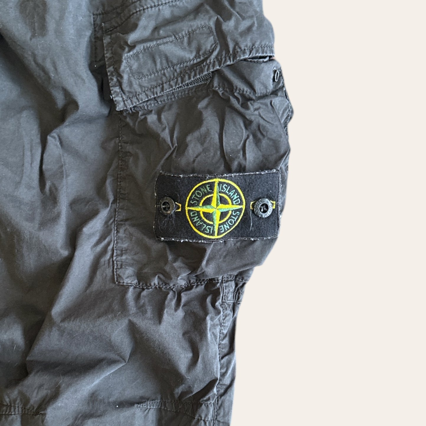 Stone Island Cargo Pant Cuffed Black Size 32