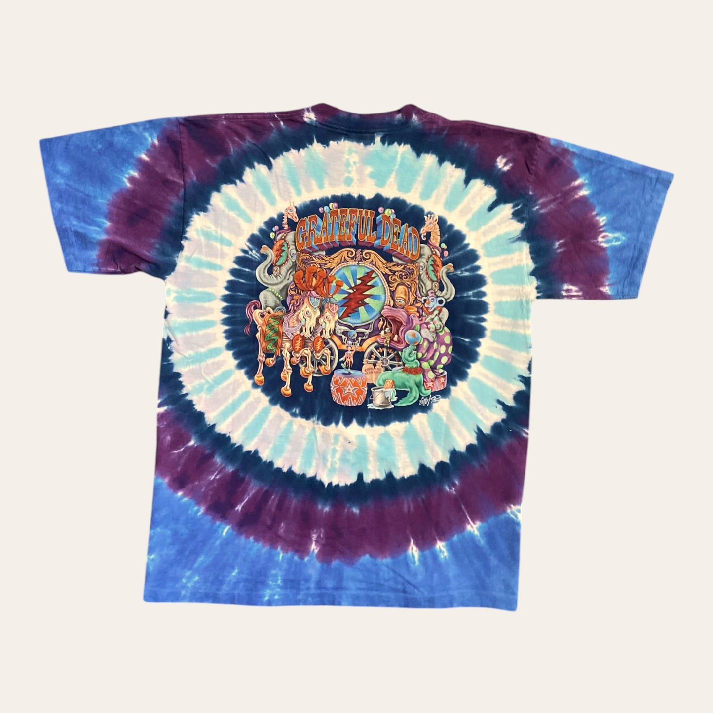 90s Grateful Dead Tie Dye Tee Size L