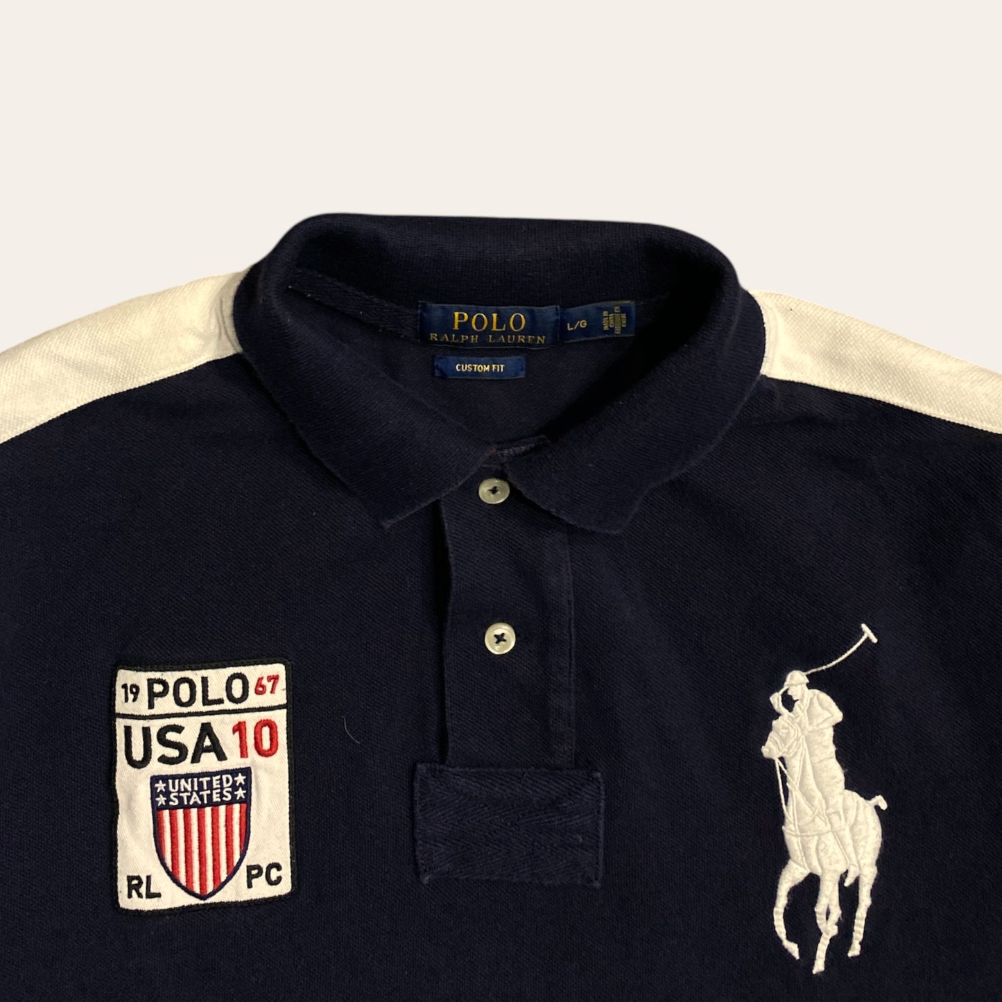 10' Polo RL USA Polo Shirt Size L