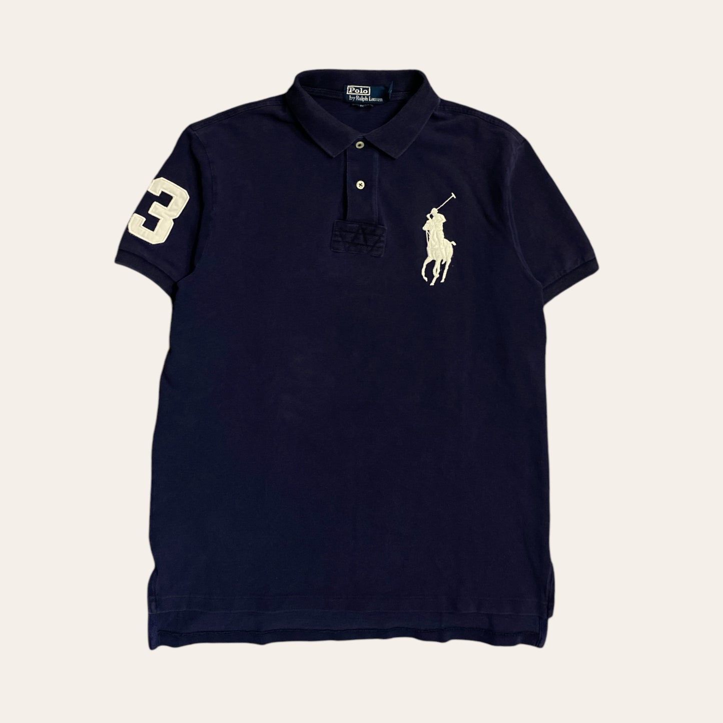 00s Polo RL '3' Polo Shirt Size L