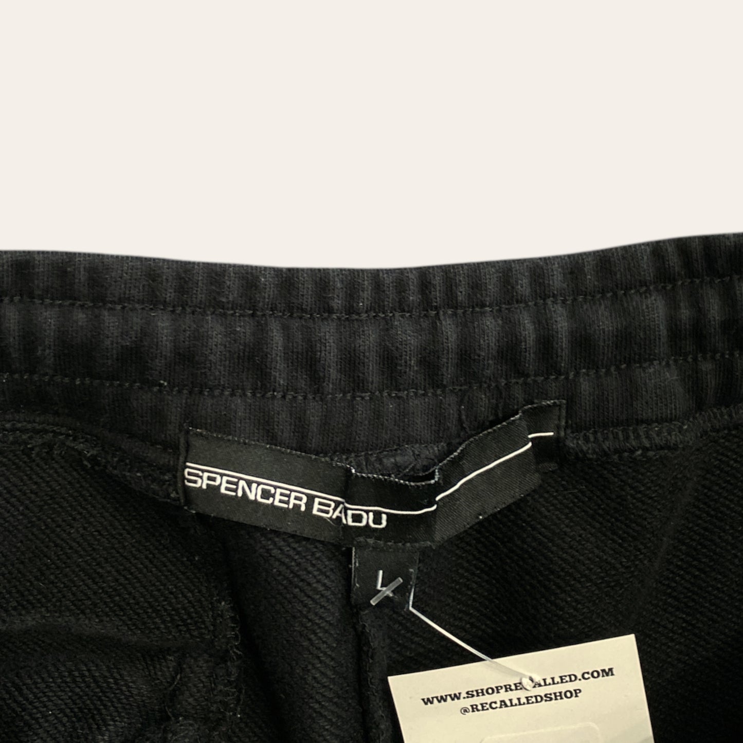 Spencer Badu Cargo Sweatpants Black Size L