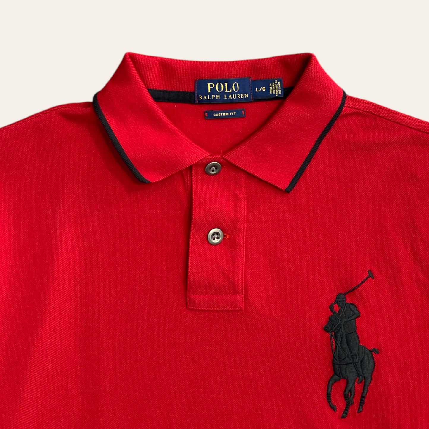 Polo RL Big Horse Rugby Shirt Size L