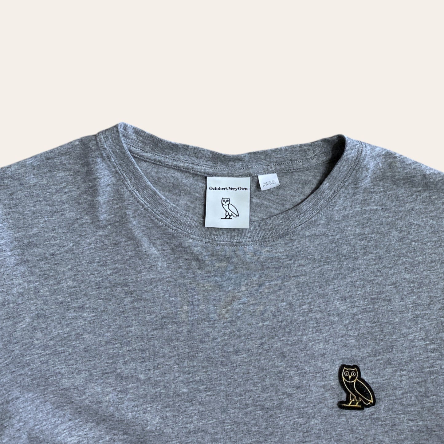 OVO Small Owl Tee Grey Size S