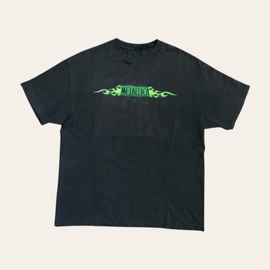 90s Metallica Tee Black/Green Size L