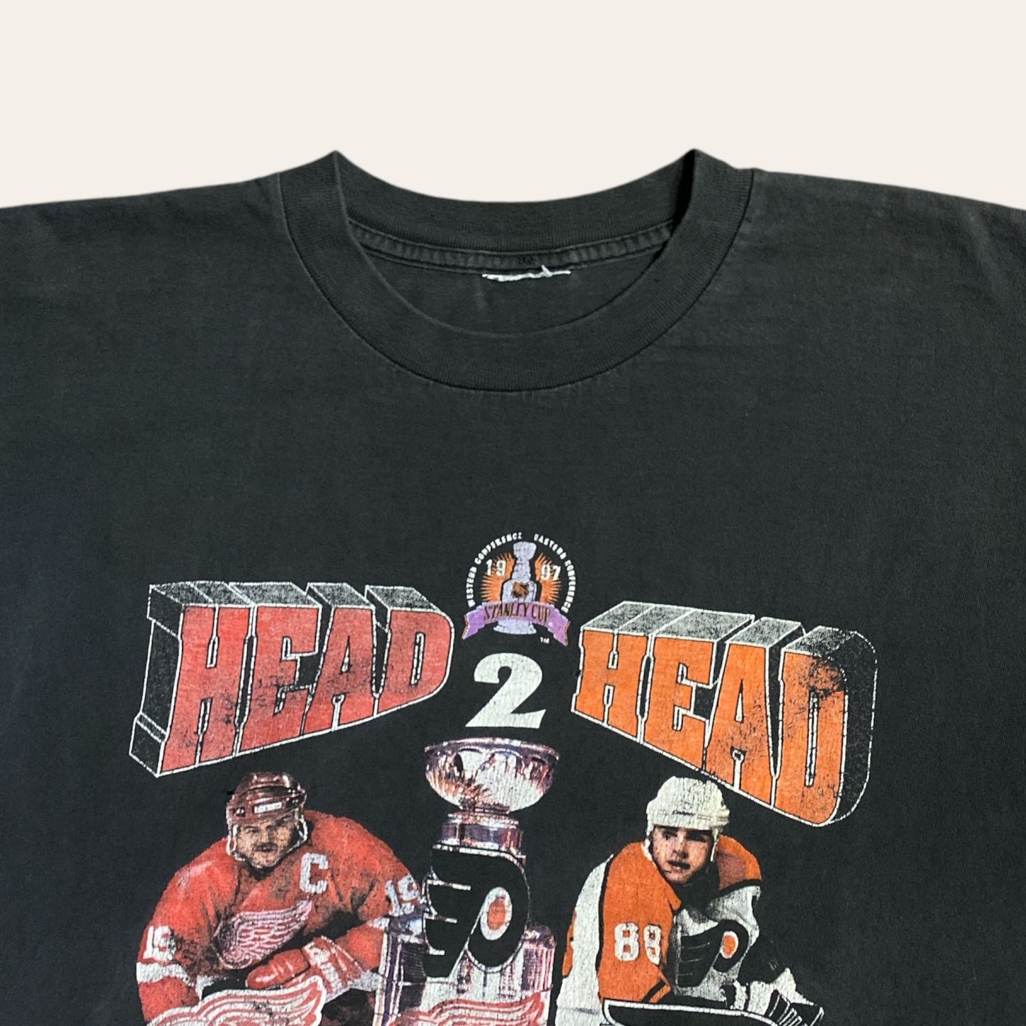 97' NHL Stanely Cup Head 2 Head Tee Size L