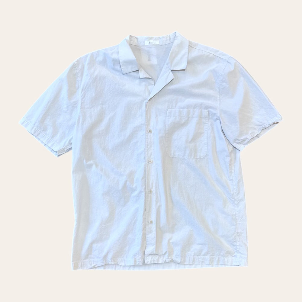 COS Short Sleeve Button Up Size L