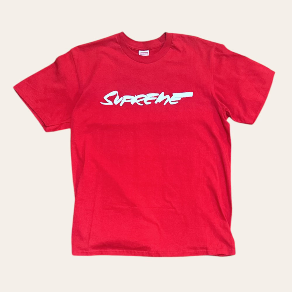 Supreme Futura Logo Tee Red Size M