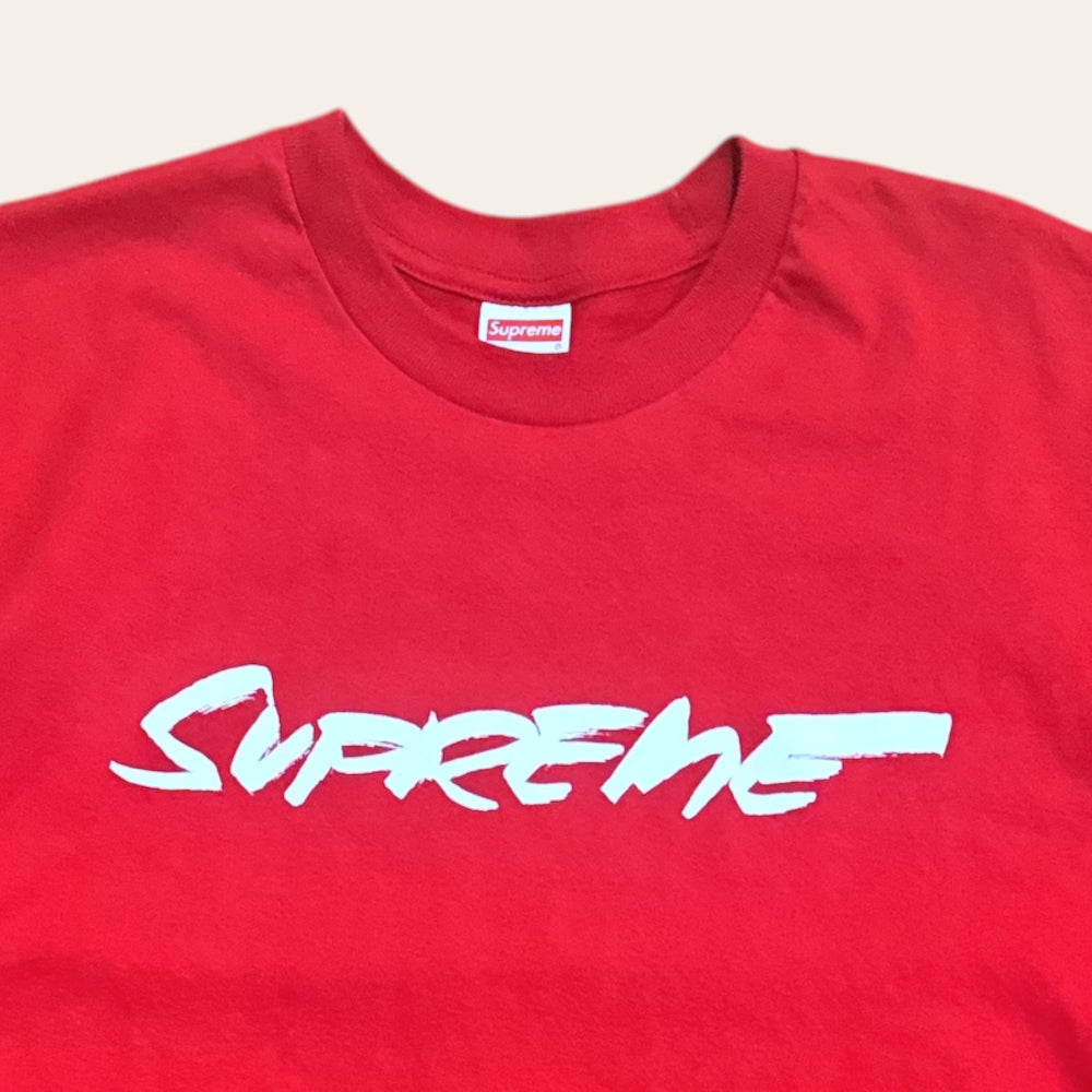 Supreme Futura Logo Tee Red Size M