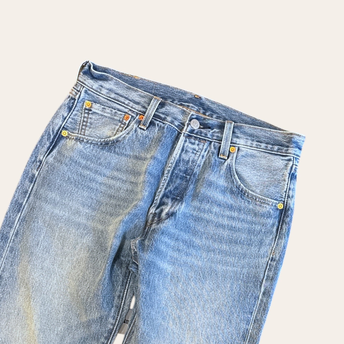 Stussy x Levis 501 Jeans Embossed Size 30x32