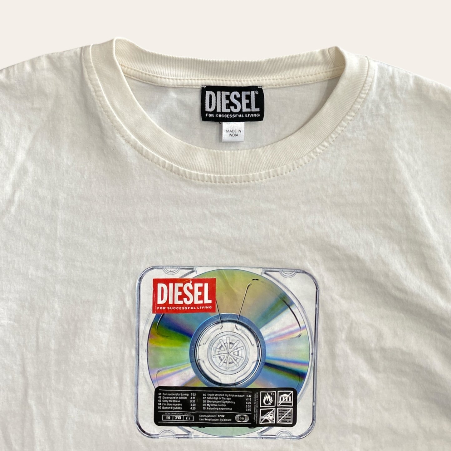 Diesel CD Tee Size M