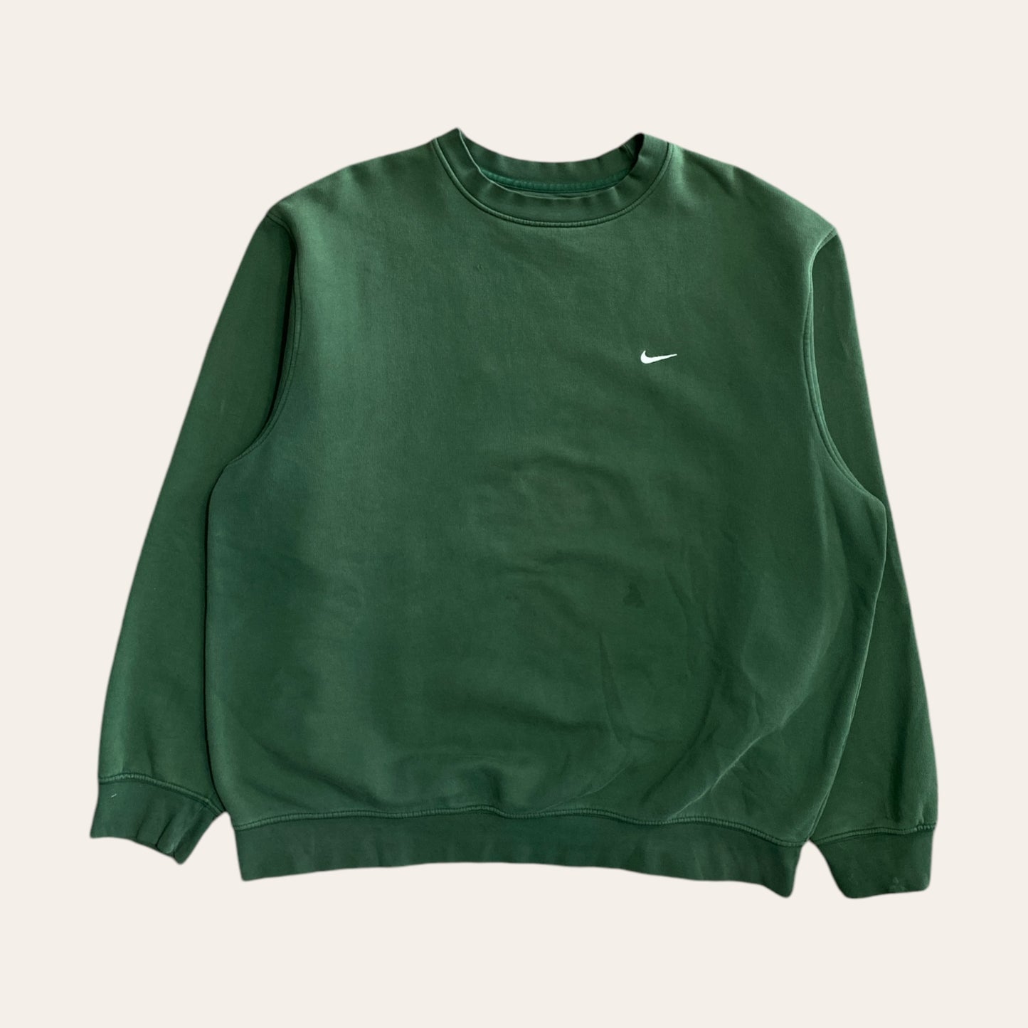 90s Nike Side Swoosh Sweater Green Size XL