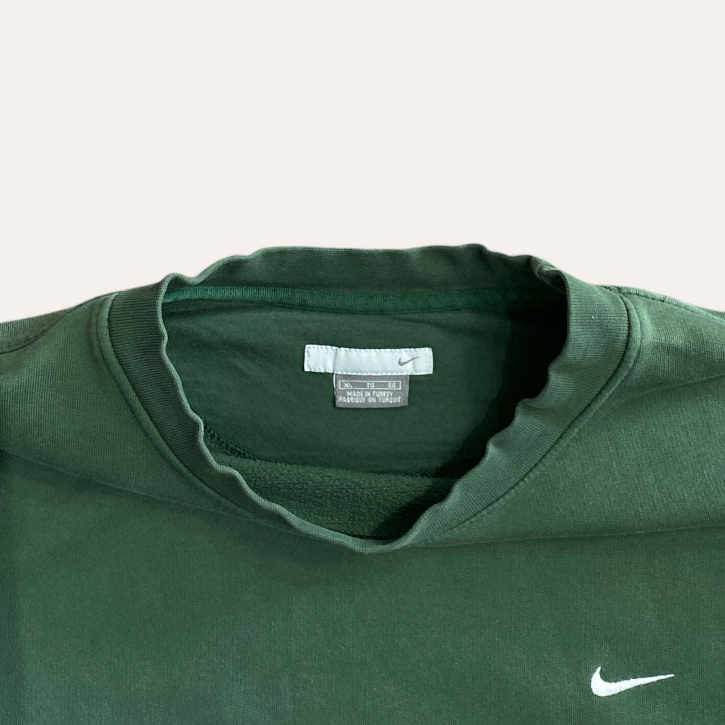 90s Nike Side Swoosh Sweater Green Size XL