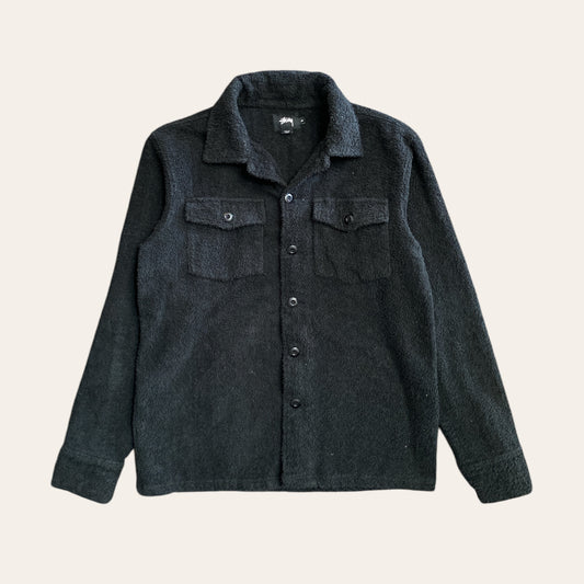 Stussy Terry Cloth Button Up Size M