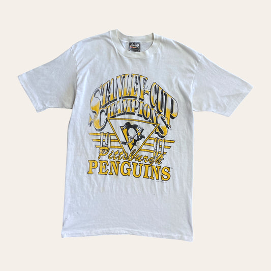 Pittsburgh Penguins Stanley cup 91' Champions Tee Size L