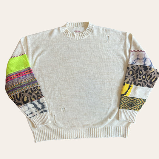 Kapital Knit Sweater Cream Size 3