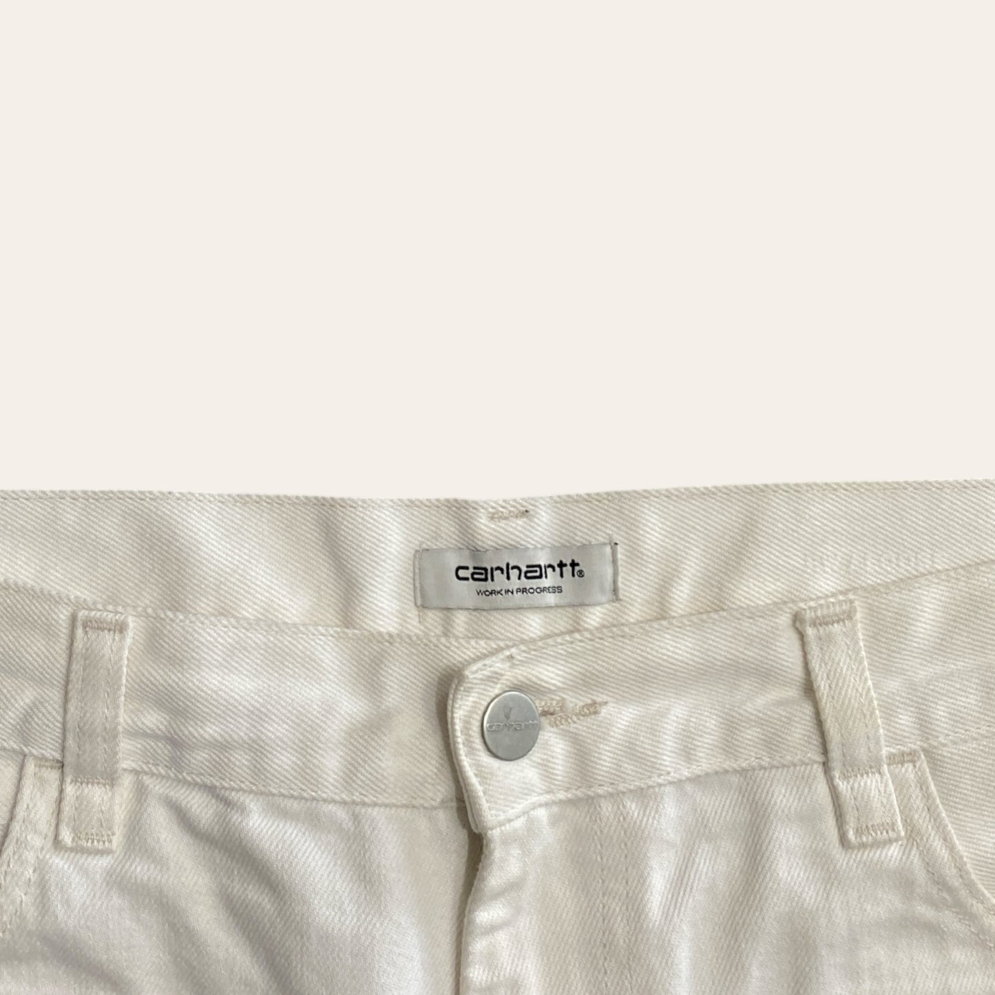 Carhartt WIP Jean Shorts White Size L