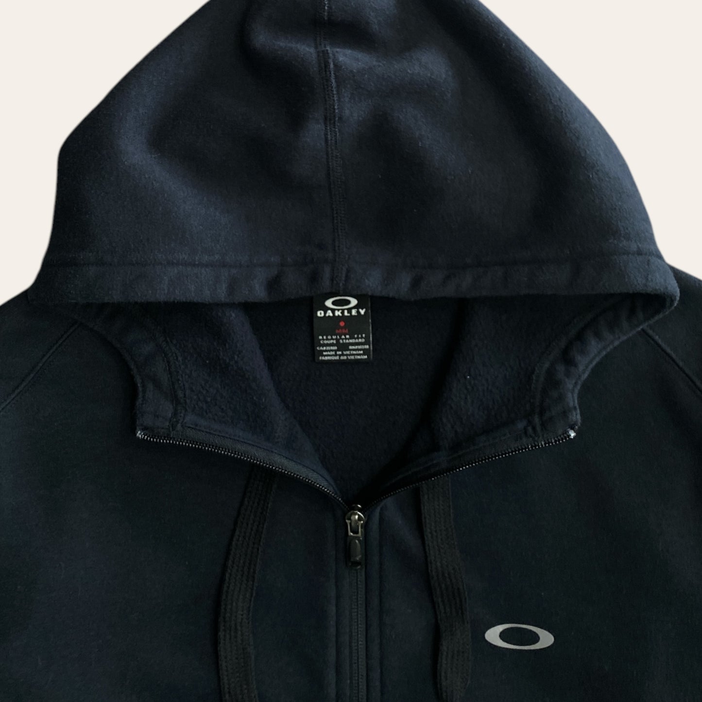 00s Oakley Zip Up Hoodie Size M