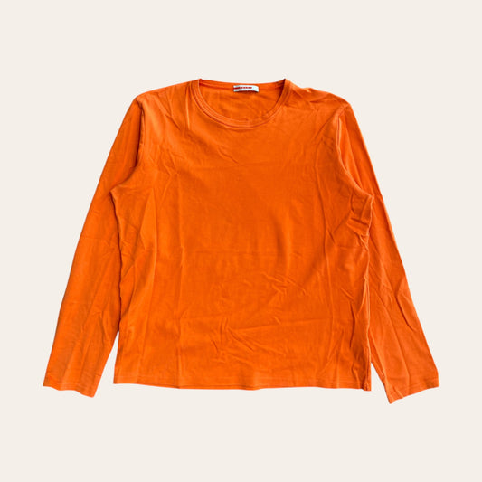 Prada Blank LS Shirt Orange Size XXL
