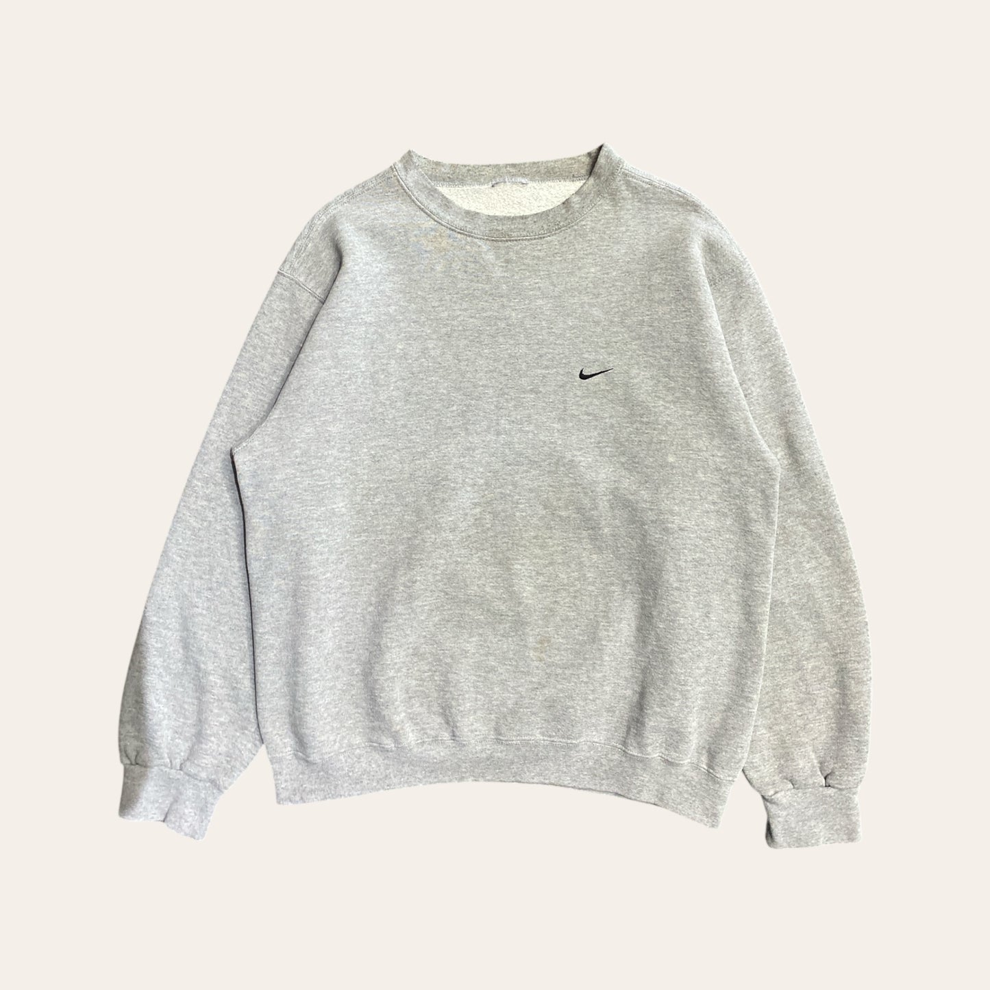 90s Nike Side Swoosh Sweatshirt Grey Size M